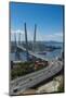 View over Vladivostok and the New Zolotoy Bridge from Eagle's Nest Mount-Michael Runkel-Mounted Photographic Print