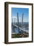 View over Vladivostok and the New Zolotoy Bridge from Eagle's Nest Mount-Michael-Framed Photographic Print