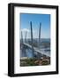 View over Vladivostok and the New Zolotoy Bridge from Eagle's Nest Mount-Michael-Framed Photographic Print