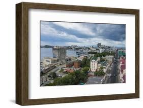 View over Vladivostok, Russia, Eurasia-Michael-Framed Photographic Print