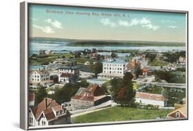 View over Watch Hill, Rhode Island-null-Framed Art Print