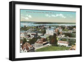 View over Watch Hill, Rhode Island-null-Framed Art Print