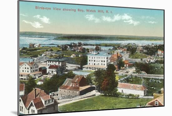 View over Watch Hill, Rhode Island-null-Mounted Art Print