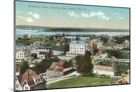 View over Watch Hill, Rhode Island-null-Mounted Art Print