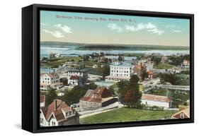 View over Watch Hill, Rhode Island-null-Framed Stretched Canvas