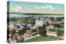 View over Watch Hill, Rhode Island-null-Stretched Canvas