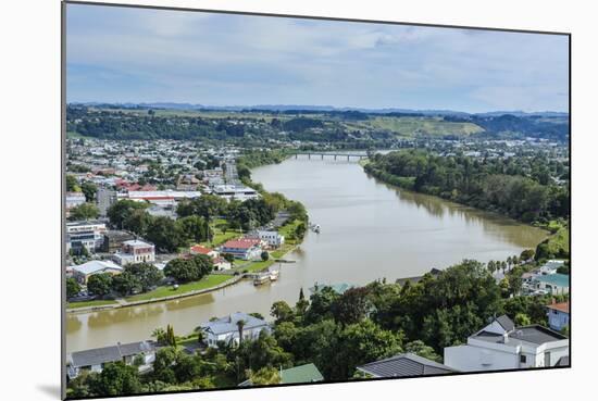 View over Whanganui and the Whanganui River, North Island, New Zealand, Pacific-Michael Runkel-Mounted Photographic Print