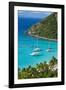 View over White Bay, Jost Van Dyke, British Virgin Islands, West Indies, Caribbean, Central America-Michael Runkel-Framed Photographic Print