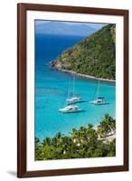 View over White Bay, Jost Van Dyke, British Virgin Islands, West Indies, Caribbean, Central America-Michael Runkel-Framed Premium Photographic Print