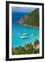 View over White Bay, Jost Van Dyke, British Virgin Islands, West Indies, Caribbean, Central America-Michael Runkel-Framed Premium Photographic Print