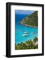 View over White Bay, Jost Van Dyke, British Virgin Islands, West Indies, Caribbean, Central America-Michael Runkel-Framed Photographic Print