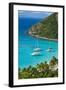 View over White Bay, Jost Van Dyke, British Virgin Islands, West Indies, Caribbean, Central America-Michael Runkel-Framed Photographic Print