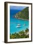 View over White Bay, Jost Van Dyke, British Virgin Islands, West Indies, Caribbean, Central America-Michael Runkel-Framed Photographic Print