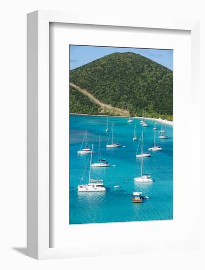 View over White Bay, Jost Van Dyke, British Virgin Islands, West Indies, Caribbean, Central America-Michael Runkel-Framed Photographic Print