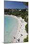View over White Sand Beach, Cala Galdana, Menorca, Balearic Islands, Spain, Mediterranean-Stuart Black-Mounted Photographic Print