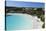 View over White Sand Beach, Cala Galdana, Menorca, Balearic Islands, Spain, Mediterranean-Stuart Black-Stretched Canvas