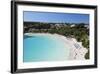View over White Sand Beach, Cala Galdana, Menorca, Balearic Islands, Spain, Mediterranean-Stuart Black-Framed Photographic Print