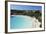 View over White Sand Beach, Cala Galdana, Menorca, Balearic Islands, Spain, Mediterranean-Stuart Black-Framed Photographic Print