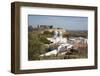 View over white town and 13th century castle, Castro Marim, Algarve, Portugal, Europe-Stuart Black-Framed Photographic Print