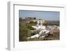 View over white town and 13th century castle, Castro Marim, Algarve, Portugal, Europe-Stuart Black-Framed Photographic Print