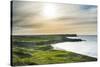 View over Whitepark Bay (White Park Bay), County Antrim, Ulster, Northern Ireland, United Kingdom-Michael Runkel-Stretched Canvas