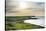 View over Whitepark Bay (White Park Bay), County Antrim, Ulster, Northern Ireland, United Kingdom-Michael Runkel-Stretched Canvas