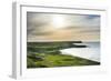 View over Whitepark Bay (White Park Bay), County Antrim, Ulster, Northern Ireland, United Kingdom-Michael Runkel-Framed Photographic Print