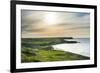 View over Whitepark Bay (White Park Bay), County Antrim, Ulster, Northern Ireland, United Kingdom-Michael Runkel-Framed Photographic Print