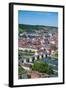View over Wurzburg from Fortress Marienberg, Franconia, Bavaria, Germany, Europe-Michael Runkel-Framed Photographic Print