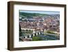 View over Wurzburg from Fortress Marienberg, Franconia, Bavaria, Germany, Europe-Michael Runkel-Framed Photographic Print