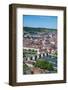 View over Wurzburg from Fortress Marienberg, Franconia, Bavaria, Germany, Europe-Michael Runkel-Framed Photographic Print