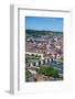 View over Wurzburg from Fortress Marienberg, Franconia, Bavaria, Germany, Europe-Michael Runkel-Framed Photographic Print