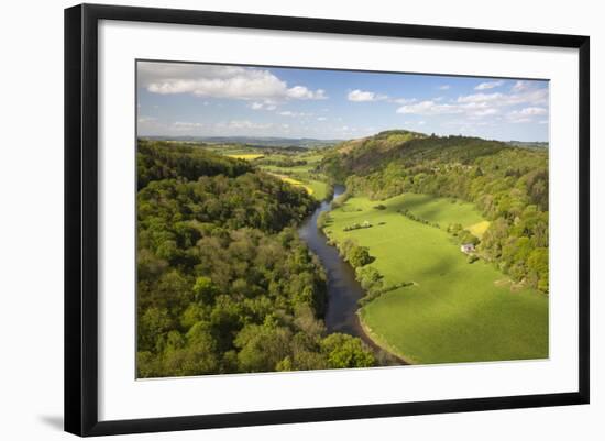 View over Wye Valley from Symonds Yat Rock-Stuart Black-Framed Photographic Print