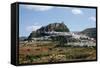 View over Zahara Village at Parque Natural Sierra De Grazalema, Andalucia, Spain, Europe-Yadid Levy-Framed Stretched Canvas