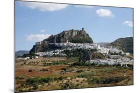 View over Zahara Village at Parque Natural Sierra De Grazalema, Andalucia, Spain, Europe-Yadid Levy-Mounted Photographic Print