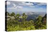 View over Zomba and the Highlands from the Zomba Plateau, Malawi, Africa-Michael Runkel-Stretched Canvas