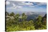 View over Zomba and the Highlands from the Zomba Plateau, Malawi, Africa-Michael Runkel-Stretched Canvas