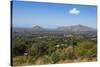 View over Zomba from the Zomba Plateau, Malawi, Africa-Michael Runkel-Stretched Canvas