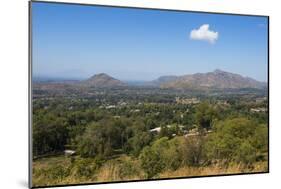 View over Zomba from the Zomba Plateau, Malawi, Africa-Michael Runkel-Mounted Photographic Print