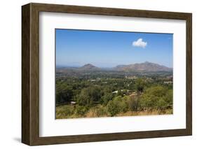 View over Zomba from the Zomba Plateau, Malawi, Africa-Michael Runkel-Framed Photographic Print