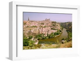View overlooking the Tagus River and Toledo, Spain-null-Framed Photographic Print