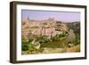 View overlooking the Tagus River and Toledo, Spain-null-Framed Photographic Print