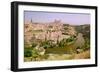 View overlooking the Tagus River and Toledo, Spain-null-Framed Photographic Print