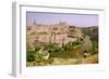 View overlooking the Tagus River and Toledo, Spain-null-Framed Photographic Print