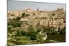 View overlooking the Tagus River and Toledo, Spain-null-Mounted Photographic Print