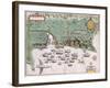 View-Plan of Santiago-Baptista Boazio-Framed Giclee Print