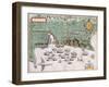 View-Plan of Santiago-Baptista Boazio-Framed Giclee Print