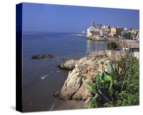 View Playa San Sebastian Spain-null-Stretched Canvas