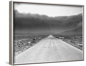 View Showing a Dust Storm in West Texas-Carl Mydans-Framed Photographic Print