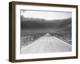 View Showing a Dust Storm in West Texas-Carl Mydans-Framed Photographic Print